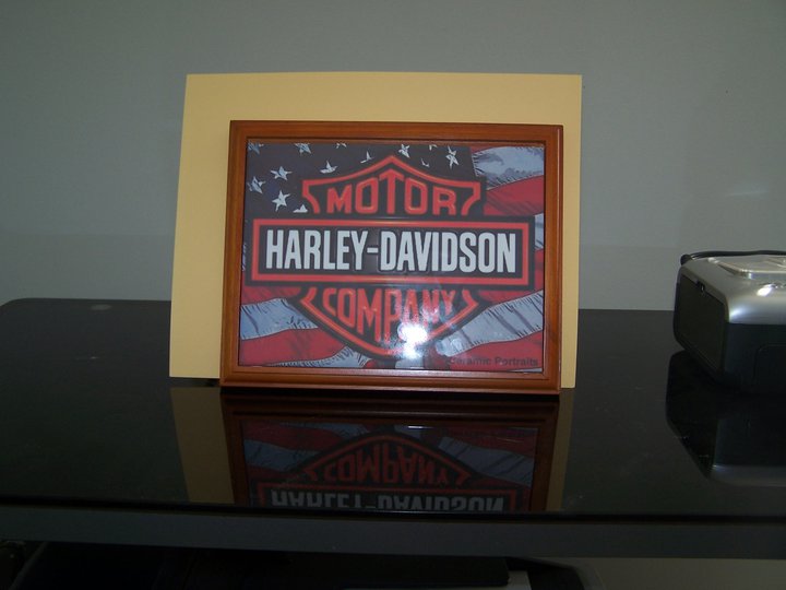 6X8 Ceramic Tile with Frame made with sublimation printing